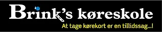 Brink’s Køreskole med teksten “At tage kørekort er en tillidssag...”